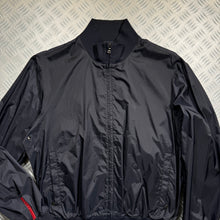 画像をギャラリービューアに読み込む, Early 2000&#39;s Prada Sport Midnight Navy Cropped Harrington Jacket - Medium