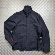 画像をギャラリービューアに読み込む, Early 2000&#39;s Prada Sport Gore-tex Midnight Navy Stash Pocket Jacket - Large