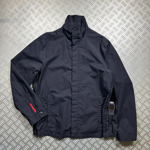 Early 2000's Prada Sport Gore-tex Midnight Navy Stash Pocket Jacket - Large