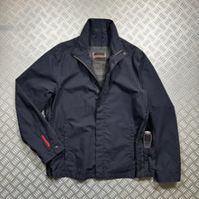 画像をギャラリービューアに読み込む, Early 2000&#39;s Prada Sport Gore-tex Midnight Navy Stash Pocket Jacket - Large
