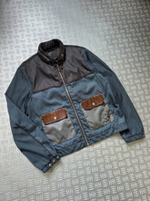 Charger l&#39;image dans la galerie, Prada Milano Main Line Concealed Hood Nylon Jacket w/Front Leather Pocket Flaps - Medium