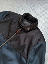 Load image into Gallery viewer, Prada Milano Main Line Concealed Hood Nylon Jacket w/Front Leather Pocket Flaps - Medium