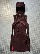 Charger l&#39;image dans la galerie, SS00&#39; Prada Sport Burgundy Hooded Dress - Womens 6-8