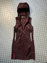 Charger l&#39;image dans la galerie, SS00&#39; Prada Sport Burgundy Hooded Dress - Womens 6-8