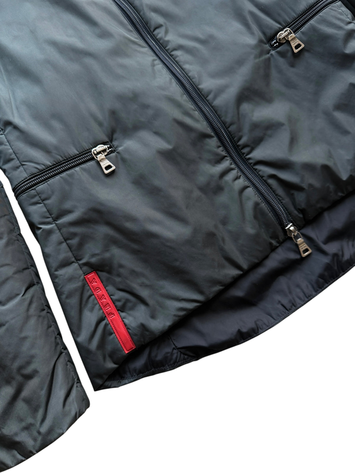 SS99' Prada Sport Bottle Green Nylon Jacket