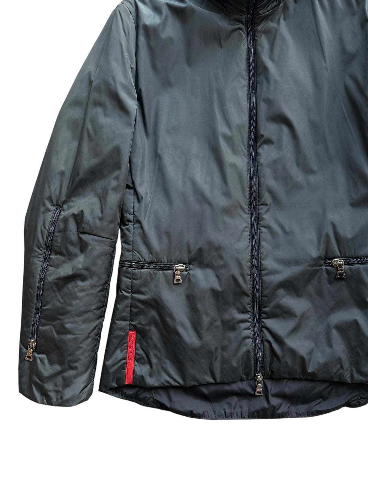 SS99' Prada Sport Bottle Green Nylon Jacket