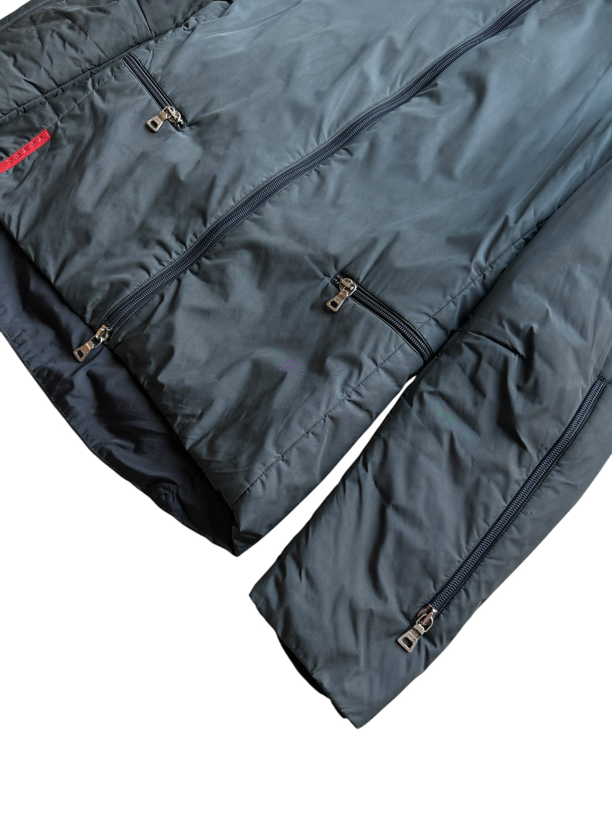SS99' Prada Sport Bottle Green Nylon Jacket
