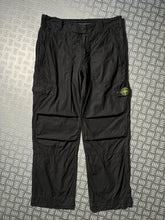 画像をギャラリービューアに読み込む, 2008 Stone Island Jet Black Flight Cargo Pant - 34&quot; Waist