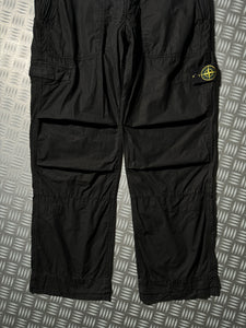 2008 Stone Island Jet Black Flight Cargo Pant - 34" Waist