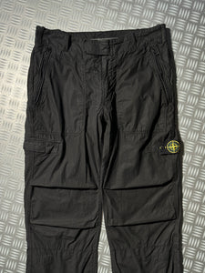 2008 Stone Island Jet Black Flight Cargo Pant - 34" Waist