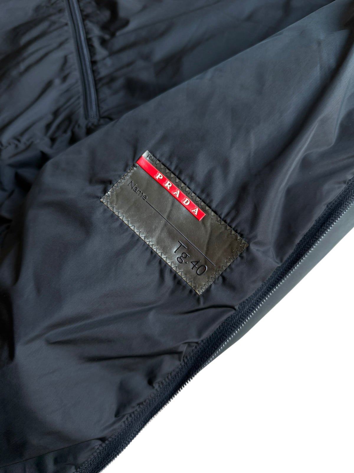 SS99' Prada Sport Bottle Green Nylon Jacket