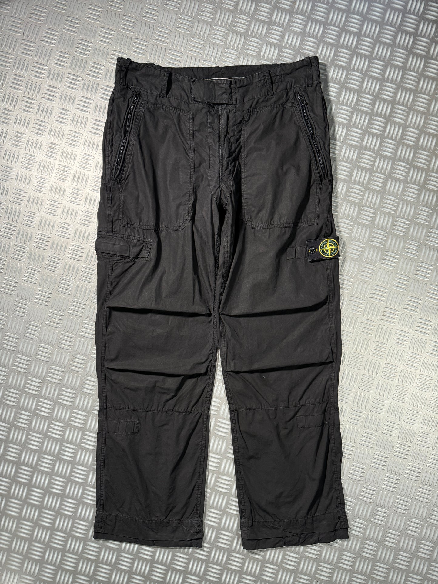 2008 Stone Island Jet Black Flight Cargo Pant - 34" Waist