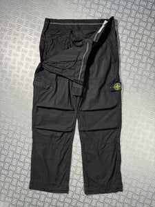 2008 Stone Island Jet Black Flight Cargo Pant - 34" Waist