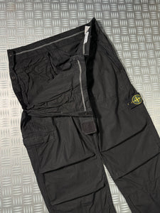 2008 Stone Island Jet Black Flight Cargo Pant - 34" Waist