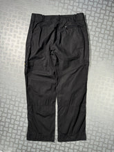 画像をギャラリービューアに読み込む, 2008 Stone Island Jet Black Flight Cargo Pant - 34&quot; Waist