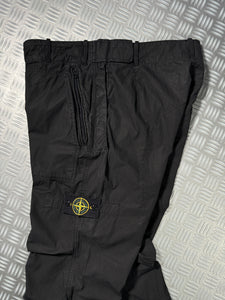 2008 Stone Island Jet Black Flight Cargo Pant - 34" Waist