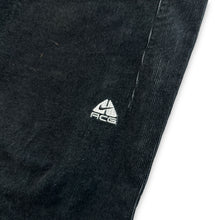 Load image into Gallery viewer, Early 2000&#39;s Nike ACG Jet Black Baby Cord Trousers - 30&quot; Waist