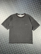 画像をギャラリービューアに読み込む, Early 1990&#39;s Stone Island Marina Grey Spellout Tee - Medium / Large