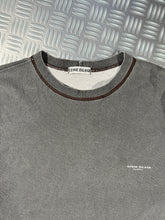 Carica l&#39;immagine nel visualizzatore di Gallery, Early 1990&#39;s Stone Island Marina Grey Spellout Tee - Medium / Large