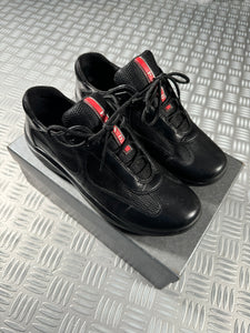 Prada America Cup Black Leather - UK6/6.5