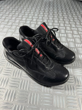 Charger l&#39;image dans la galerie, Prada America Cup Black Leather - UK6/6.5