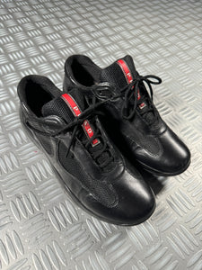 Prada America Cup Black Leather