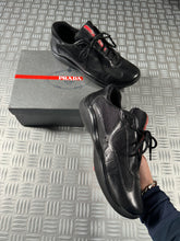 Charger l&#39;image dans la galerie, Prada America Cup Black Leather