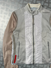 Carica l&#39;immagine nel visualizzatore di Gallery, SS00&#39; Prada Sport Reinforced Mesh/Nylon Cropped Biker Jacket - Womens 6-8