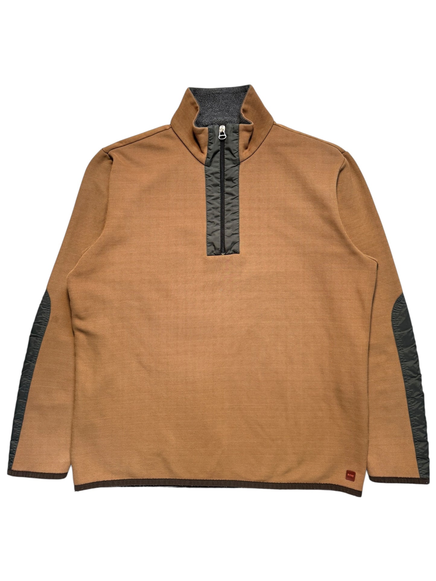 Early 2000's Hugo Boss Burnt Orange 1/4 Zip