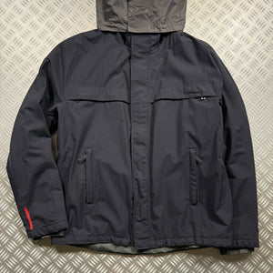 Early 2000's Prada Sport Nylon Hooded Jacket - Large / Extra Large