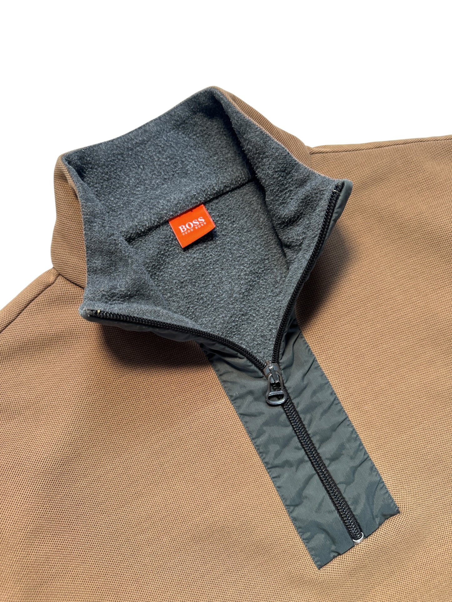 Early 2000's Hugo Boss Burnt Orange 1/4 Zip