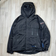 Load image into Gallery viewer, Early 2000&#39;s Black Check Goggle Jacket - Large
