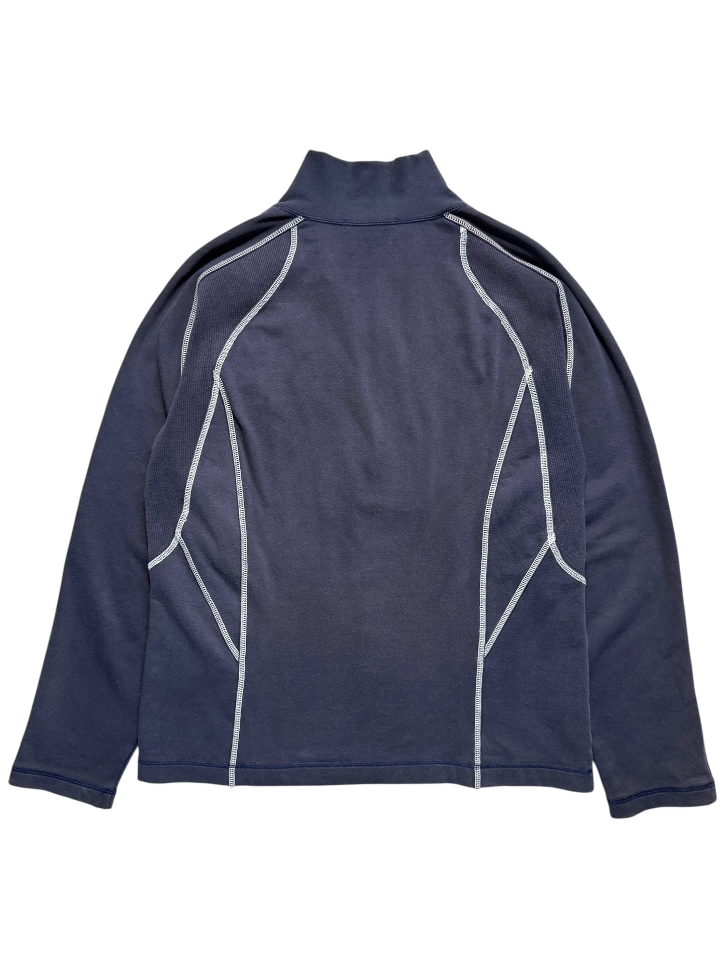1990's Issey Miyake Overlock Panelled 1/4 Zip