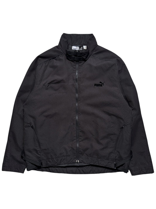 Early 2000's Puma Mostro Black Technical Perforated Jacket