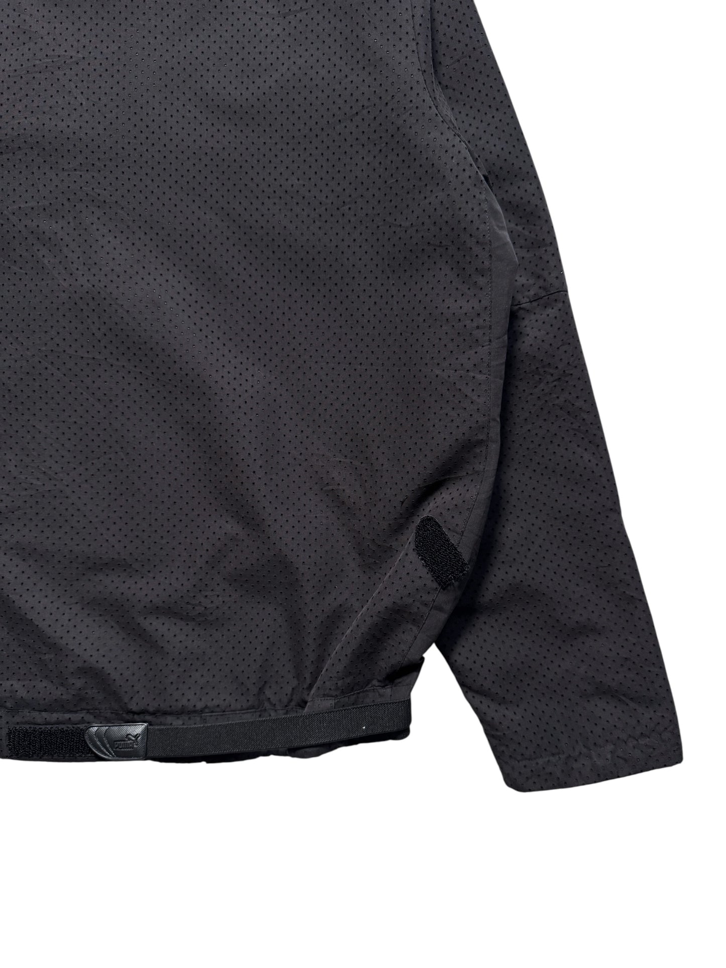 Early 2000's Puma Mostro Black Technical Perforated Jacket