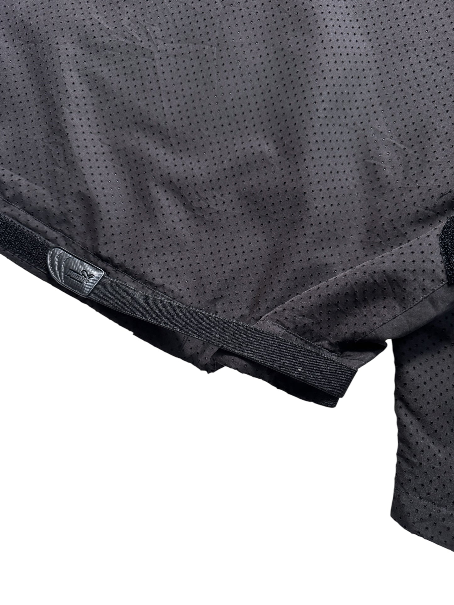 Early 2000's Puma Mostro Black Technical Perforated Jacket