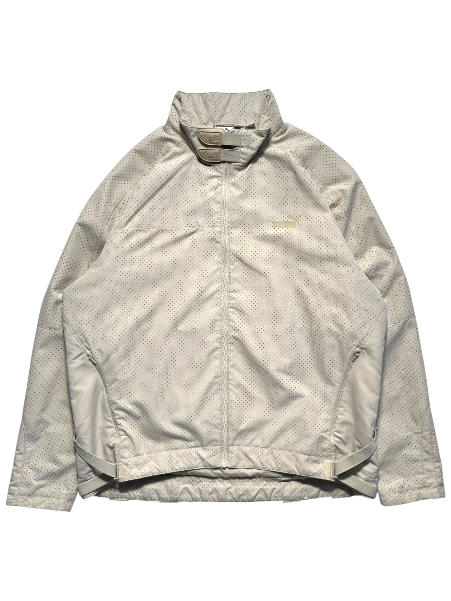 Early 2000's Puma Mostro Off White Technical Perforated Jacket