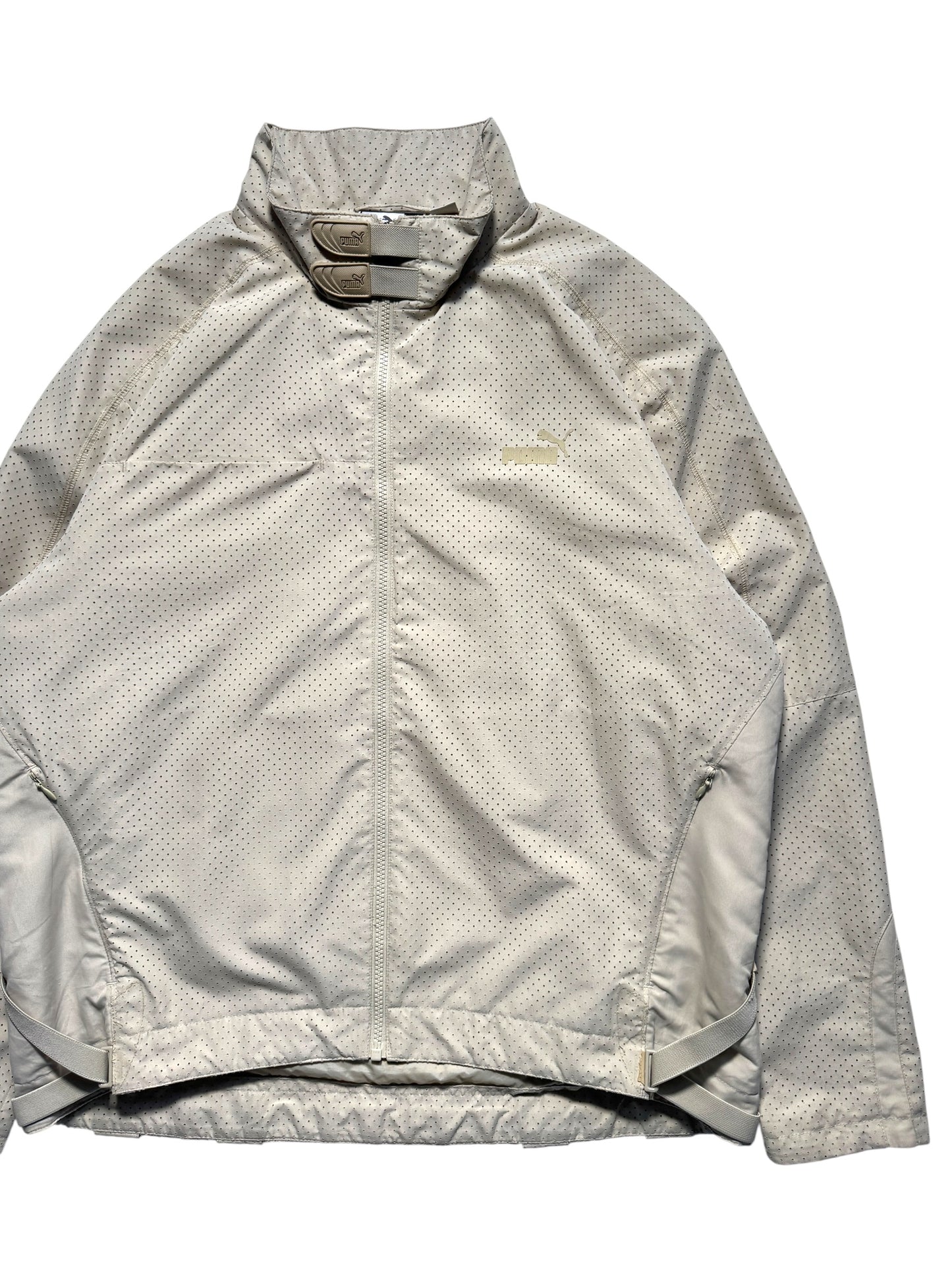 Early 2000's Puma Mostro Off White Technical Perforated Jacket