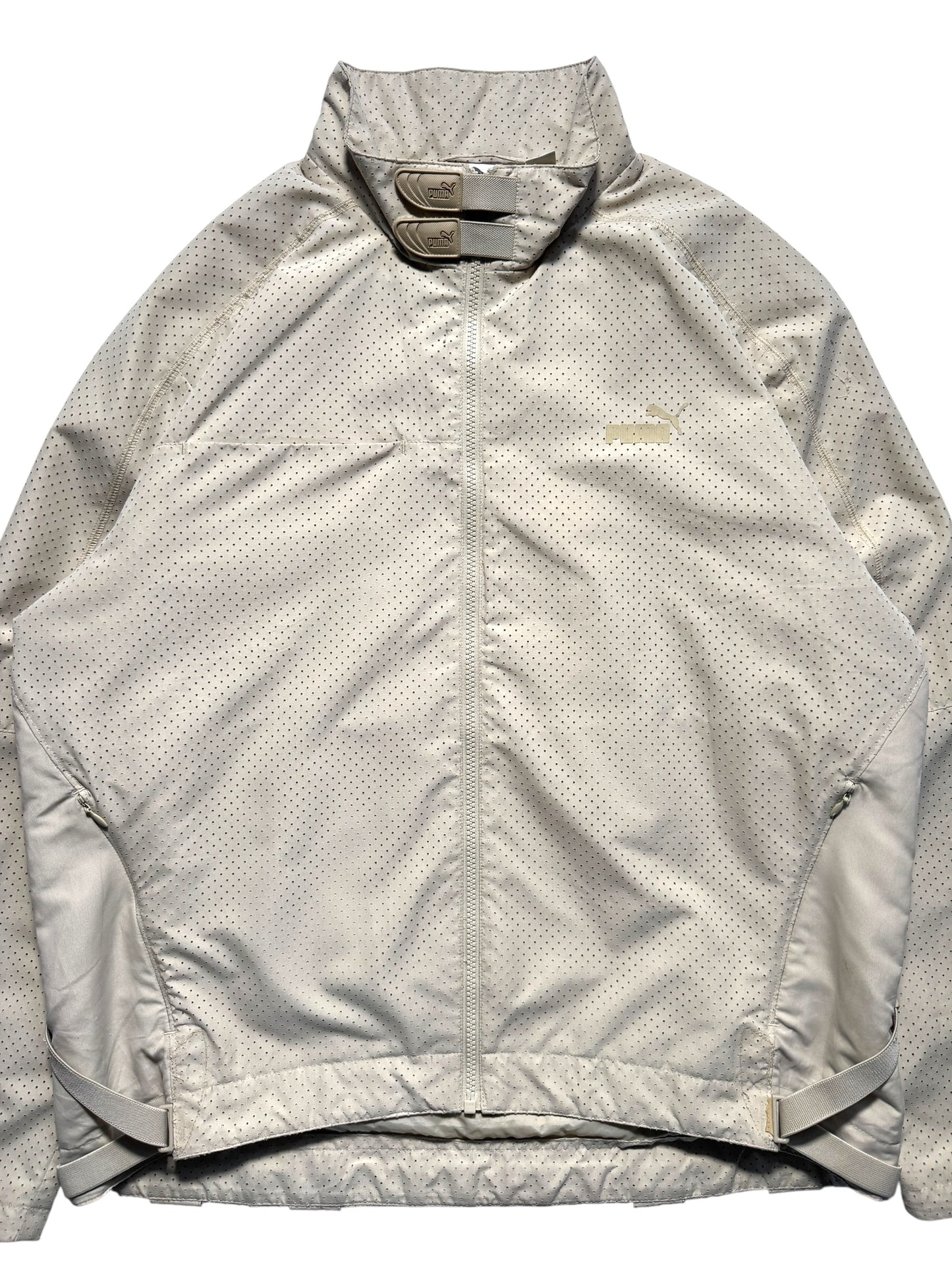 Early 2000's Puma Mostro Off White Technical Perforated Jacket
