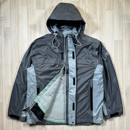 Early 2000's Nike ACG 2in1 Slate Grey Jacket + Vest - Large / Extra Large