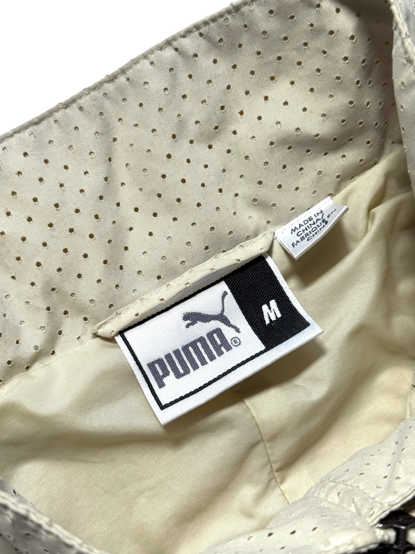 Early 2000's Puma Mostro Off White Technical Perforated Jacket