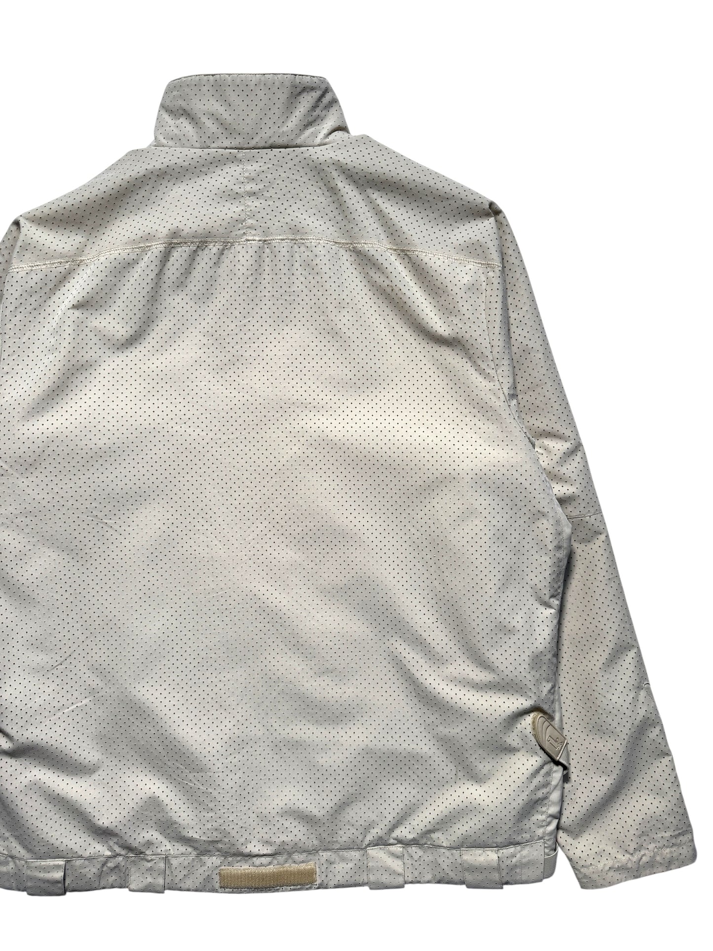 Early 2000's Puma Mostro Off White Technical Perforated Jacket