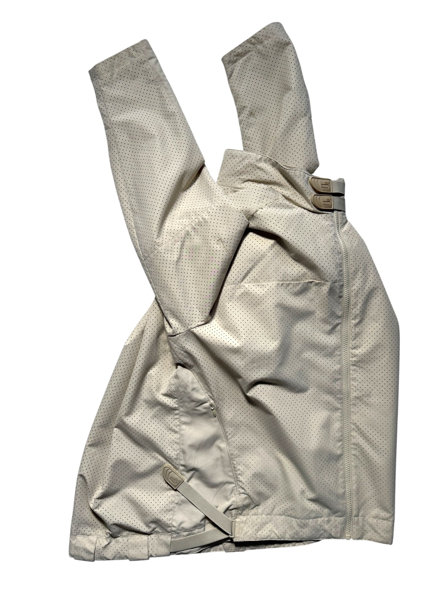 Early 2000's Puma Mostro Off White Technical Perforated Jacket