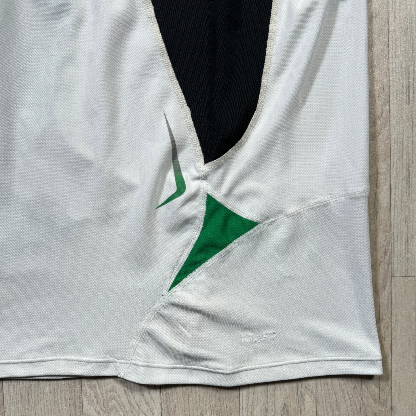 Early 2000's Nike Panelled Half Zip Tee