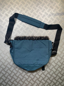 Early 2000's Eastpak Faux Fur Side Bag