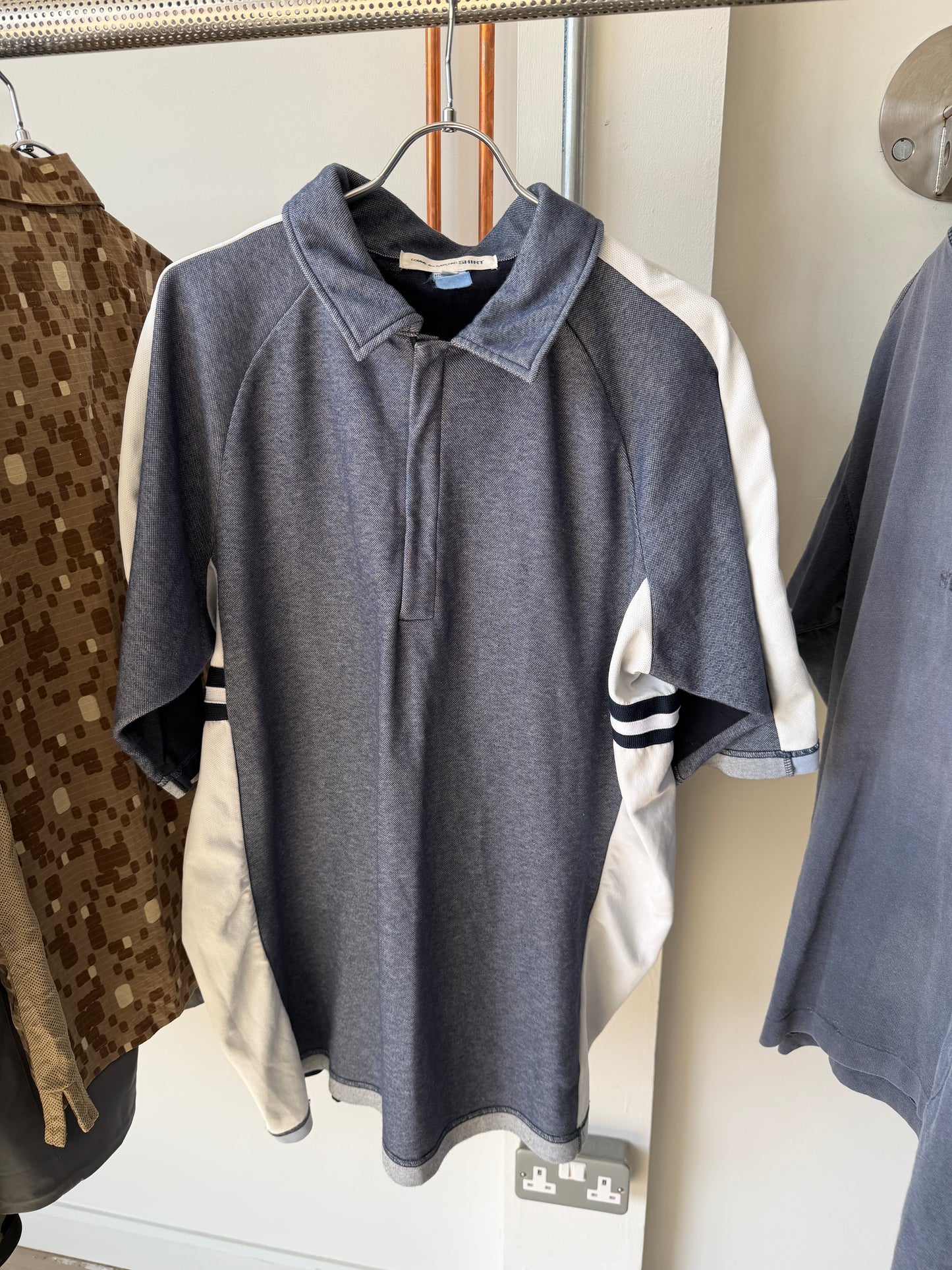 Comme Des Garcons SHIRT Panelled Polo