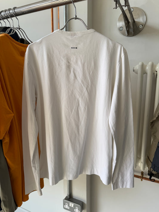 2000's Hugo Boss White Longsleeve