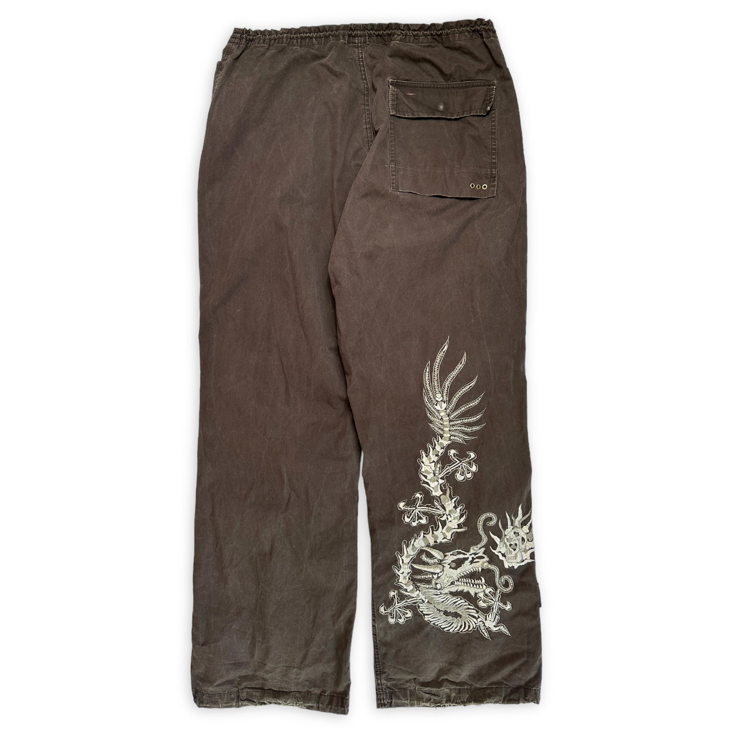Maharishi Skeleton Dragon Embroidered Snopants - Medium