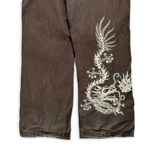 Maharishi Skeleton Dragon Embroidered Snopants - Medium