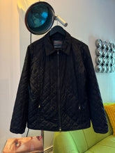 Charger l&#39;image dans la galerie, Early 2000&#39;s Prada Sport Jet Black Quilted Jacket - Small (Womens 6-8)